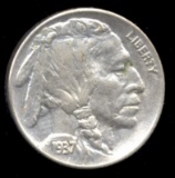 1937 ... AU / BU  UNC ... Buffalo Nickel