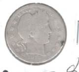 1913-D BARBER QUARTER