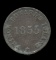 1855 ... Self Government and Free Trade ... Old Token