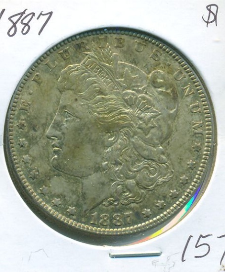 1887 MORGAN SILVER DOLLAR