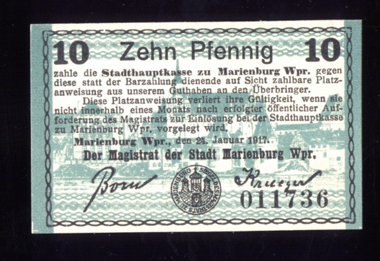 1921 Notgeld ... Old German Money