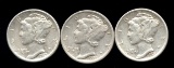 1937-P, D, S ... Mercury Dime Year Set