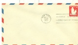 6c EMBOSSED AIR MAIL FDC