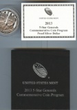 2013 5 STAR GENERALS PRF SILVER DOLLAR