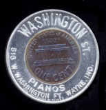 1962 ... Washington Pianos ... Encased Penny