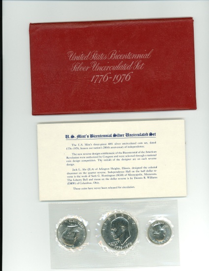 1976-S 3 COIN SILVER MINT SET