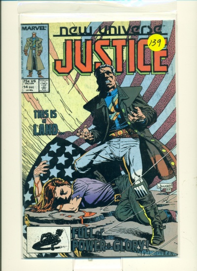 MARVEL NEW UNIVERSE JUSTICE COMIC