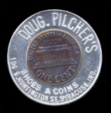 1963-D ... Doug Pilcher's Shoes & Coins ... Encased Penny