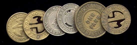6 Transportaion Tokens