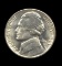 1943-D ... GEM BU UNC ... Jefferson Nickel
