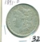 1891-O MORGAN SILVER DOLLAR