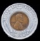 1936 ... Roberts Brass Co ... Encased Good Luck Penny