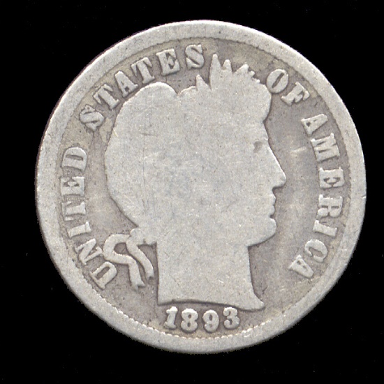 1893 ... Barber Dime