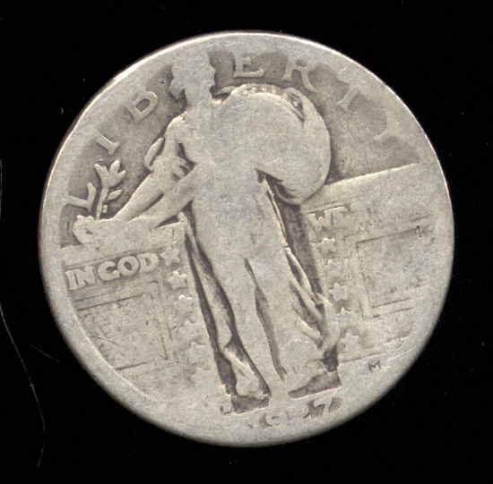 1927-D ... Standing Liberty Quarter
