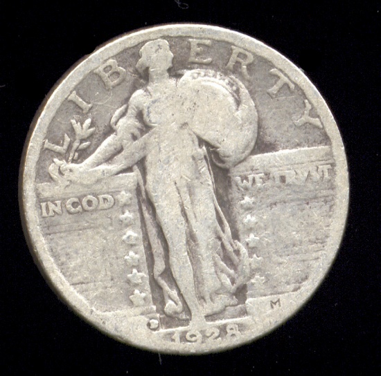 1928-D ... Bold Clear Date ... Standing Liberty Quarter