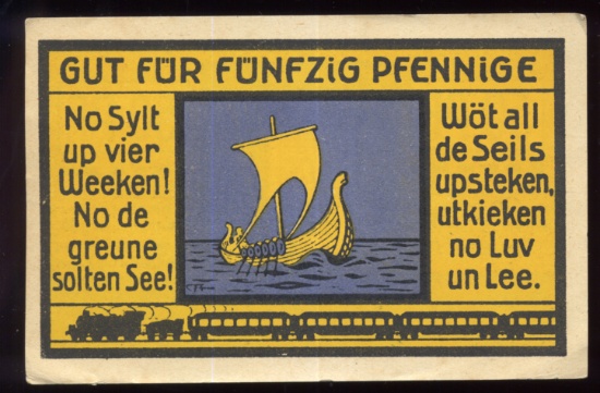 1921 Notgeld ... Old German Money