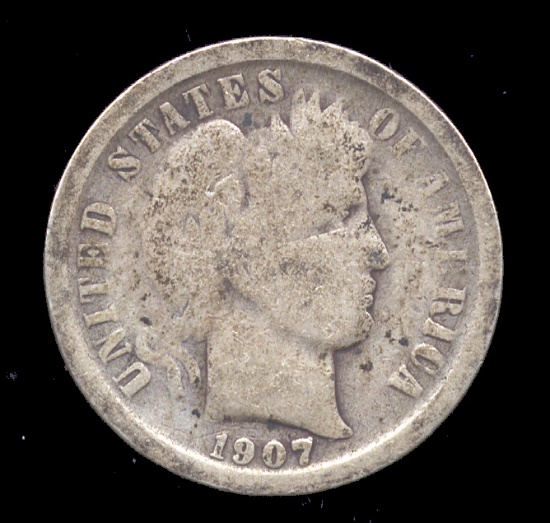 1907-O ... Barber Dime