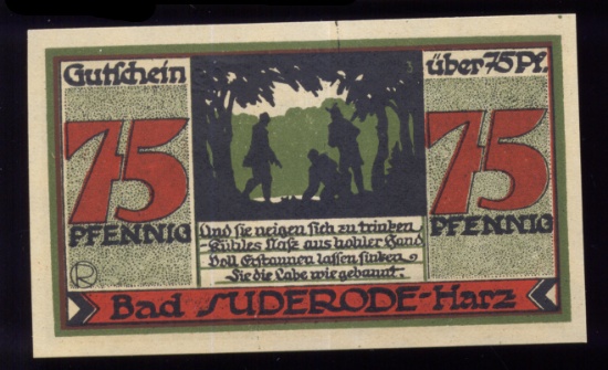 1921 Notgeld ... Old German Money