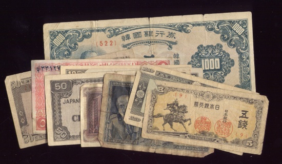 10 Mixed Bank Notes