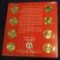 2010-P&D UNCIRCULATED PRESIDENTIAL $1 COIN SETI