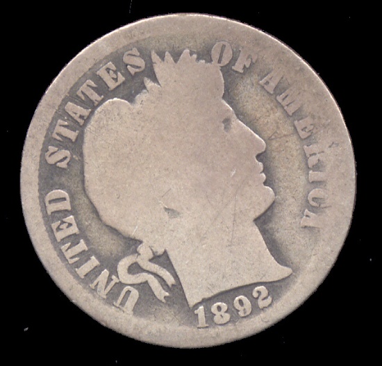 1892 ... Barber Dime