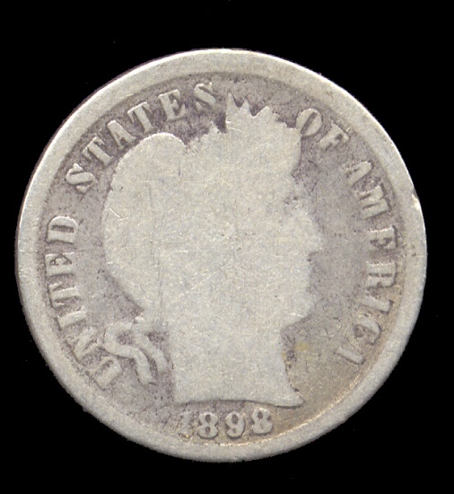 1898 ... Barber Dime