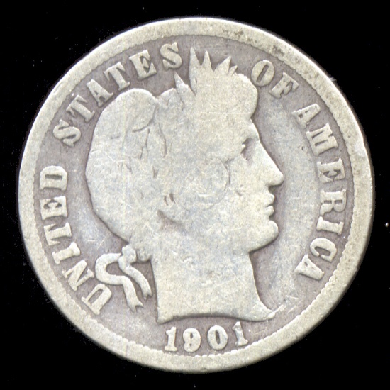 1901-O ... Barber Dime