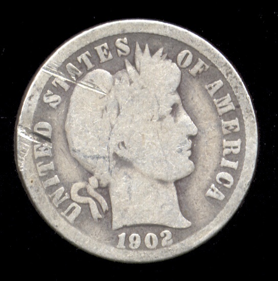 1902-O ... Barber Dime