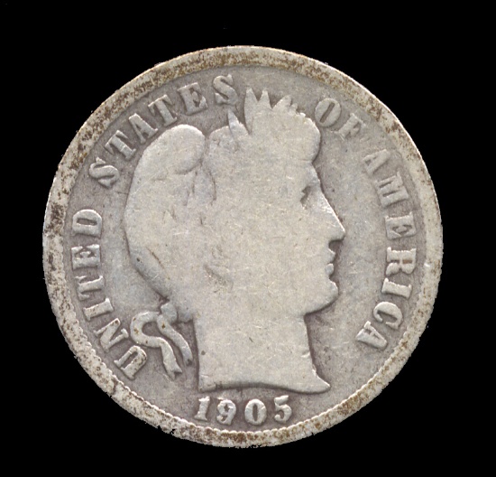 1905-S ... Barber Dime