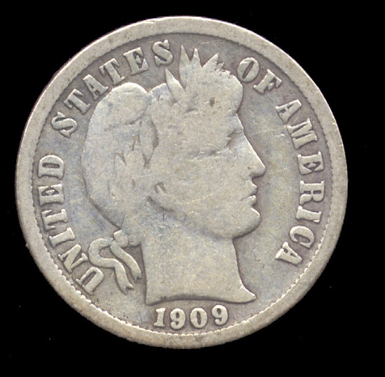 1909-O ... Barber Dime