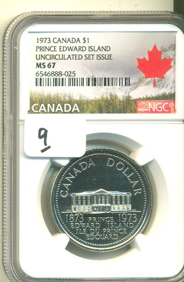 1971 CANADA $1, NGC MS67