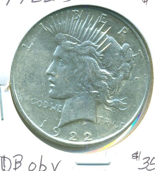 1922-D PEACE DOLLAR