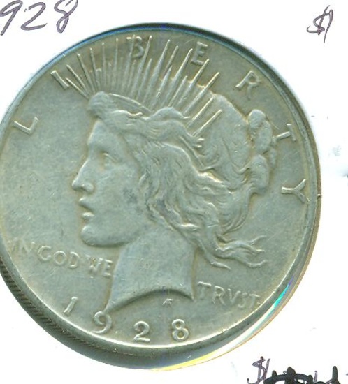 1928 PEACE DOLLAR