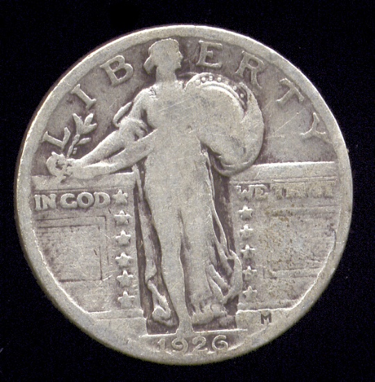 1926 ... Bold Date ... Standing Liberty Quarter