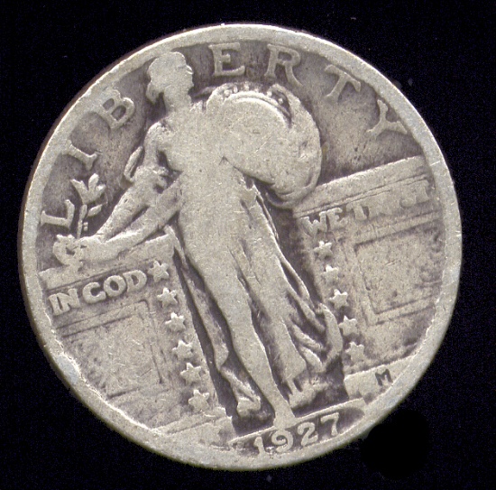 1927 ... Bold Date ... Standing Liberty Quarter