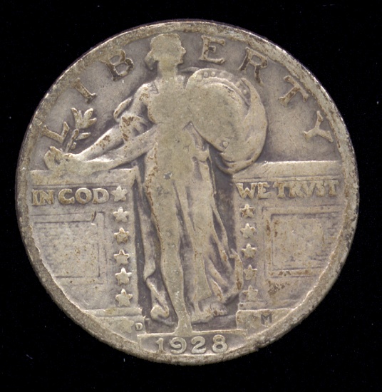 1928-D ... Bold Date ... Standing Liberty Quarter