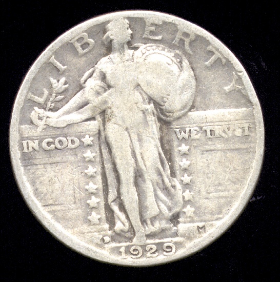 1929-D ... Bold Date ... Standing Liberty Quarter