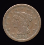 1844 ... Fine+  ... Large Cent