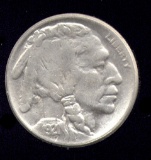 1921-S ... Struck thru Grease ... Buffalo / Indian Head Nickel