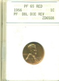 1956 DBL DIE REV PRF CENT