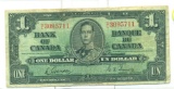 1937 BANK OF CANADA $1