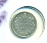 1880-H CANADA 5c SILVER