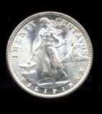 1945-D ... GEM BU ... 20 Centavos ... Pilippines