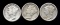 1925-P, D, S ... 3 Mercury SILVER Dime Set