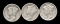 1926-P, D, S ... 3 Mercury SILVER Dime Set