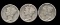 1928-P, D, S ... 3 Mercury SILVER Dime Set