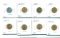 8 DIFFERENT WHEAT CENTS