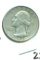 1942-S WASHINGTON QUARTER