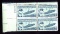 OLD 3 Cents Stamps ... Plate Block of 4 ... Post Office Fresh ... MNH