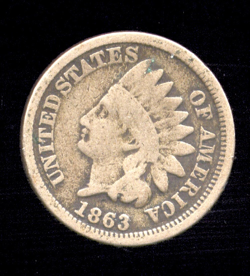 1863 ... Indian Head Penny / Cent